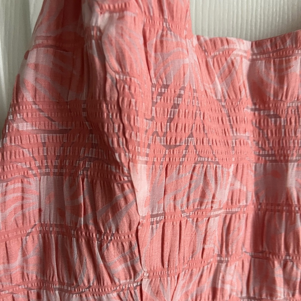 Pink Ruffled Sleeveless Dress Lulus L - Picture 4 of 11
